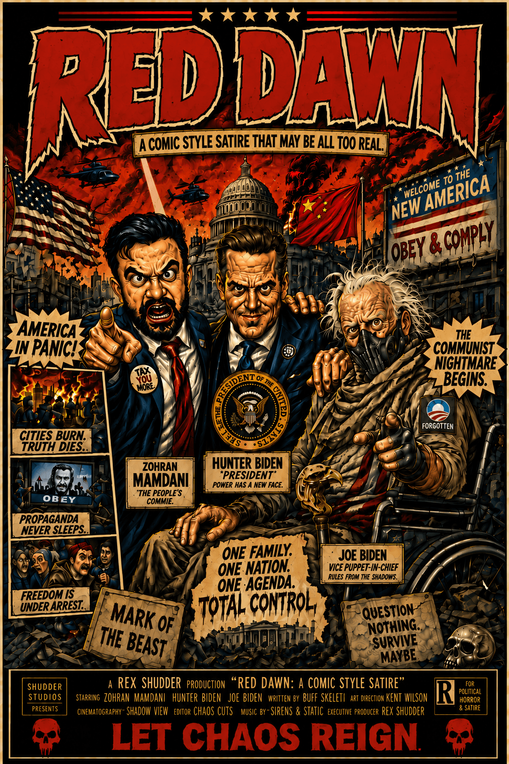 RED DAWN -- A Comic Style Satire That May Be All Too Real