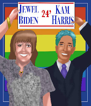 Jewel Biden and Kam Harris: The 2024 Transvestite Ticket to the White House
