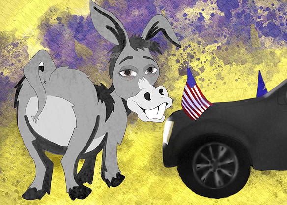 Biden Attends Tijuana Donkey Show - Finds Out It's Not a Zoo