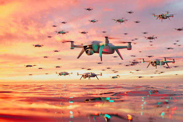 The Iranians Attack the Homeland - Swarm of Drones Go Kamikaze on Thousands of Targets
