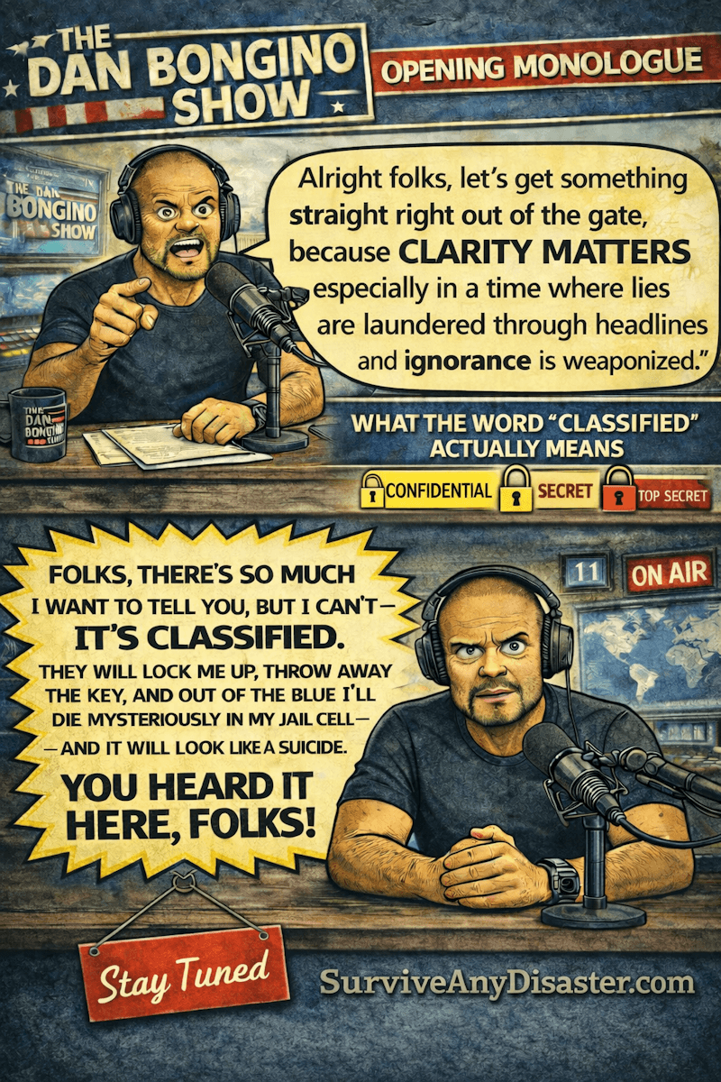 The Dan Bongino Show and the Classified Secrets of Jeffrey Epstein