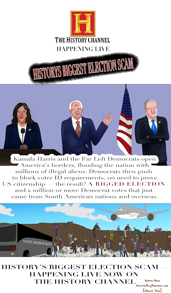 History's Biggest Election Scam Happening LIVE on the History Channel